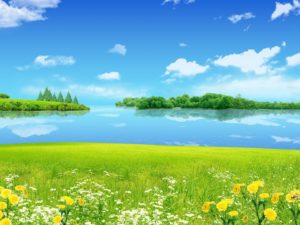 ws_Summer_Meadow_Lake_&_Sky_1152x864